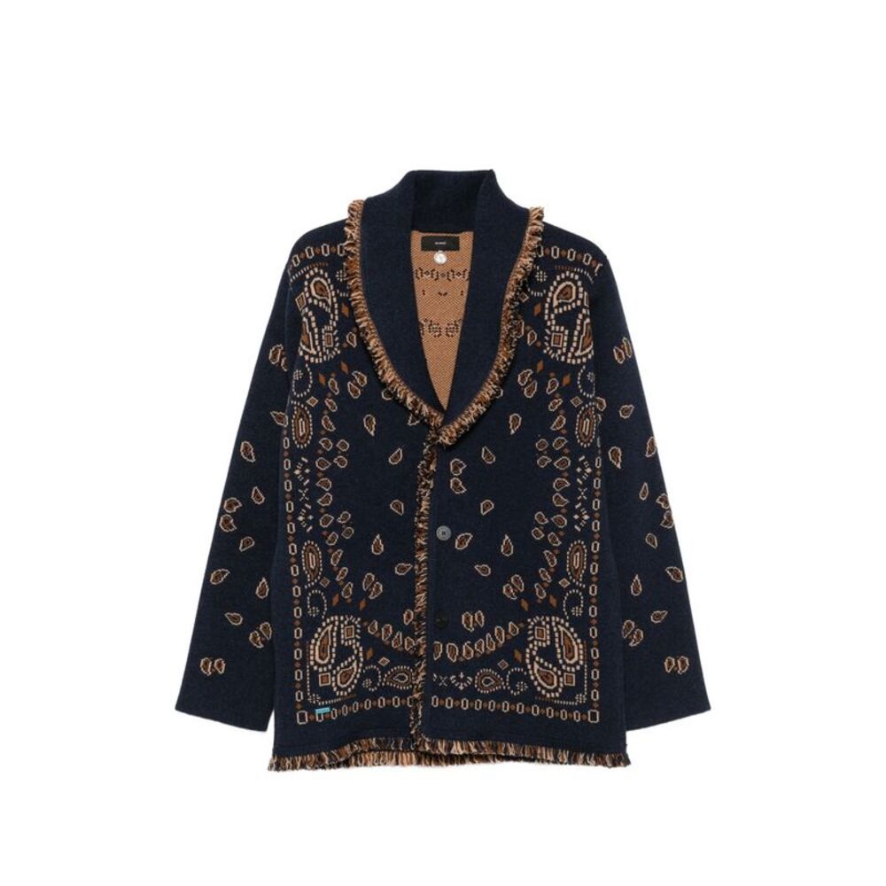 Alanui Blue Sweaters & Knitwear - Cardigans Men